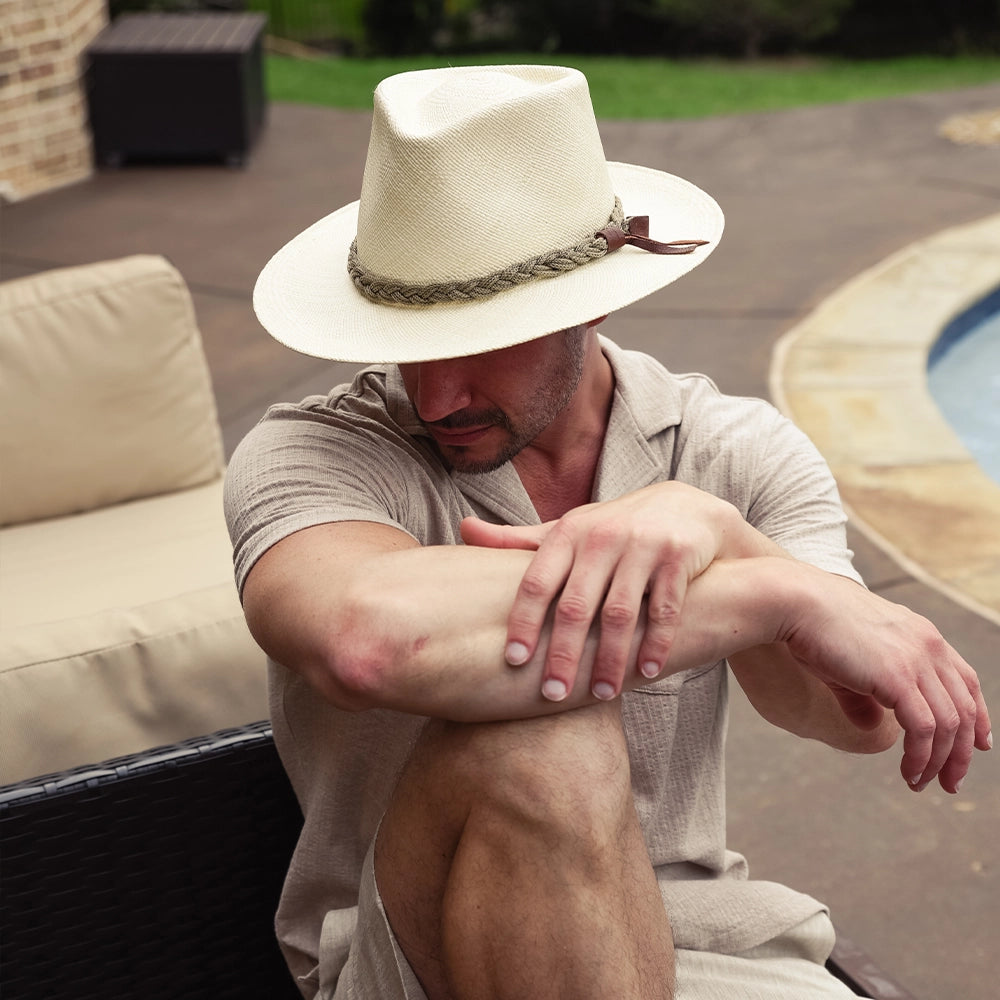 Manta | Mens Genuine Ecuador Woven Panama Hat