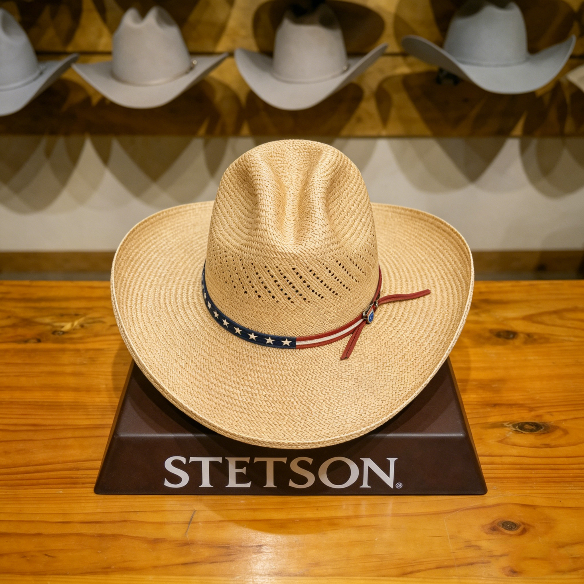 Stetson Palm Leaf Straw Hat