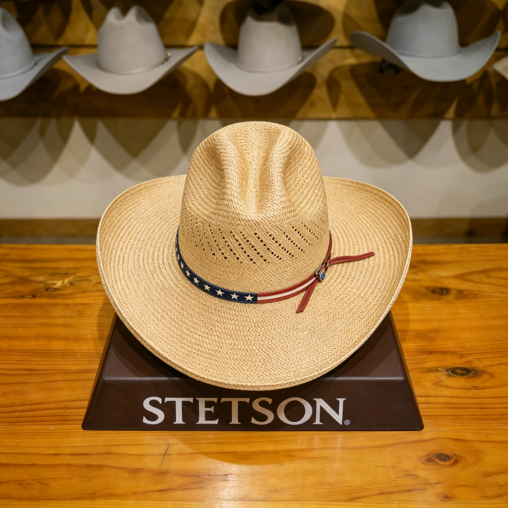 Stetson Palm Leaf Straw Hat
