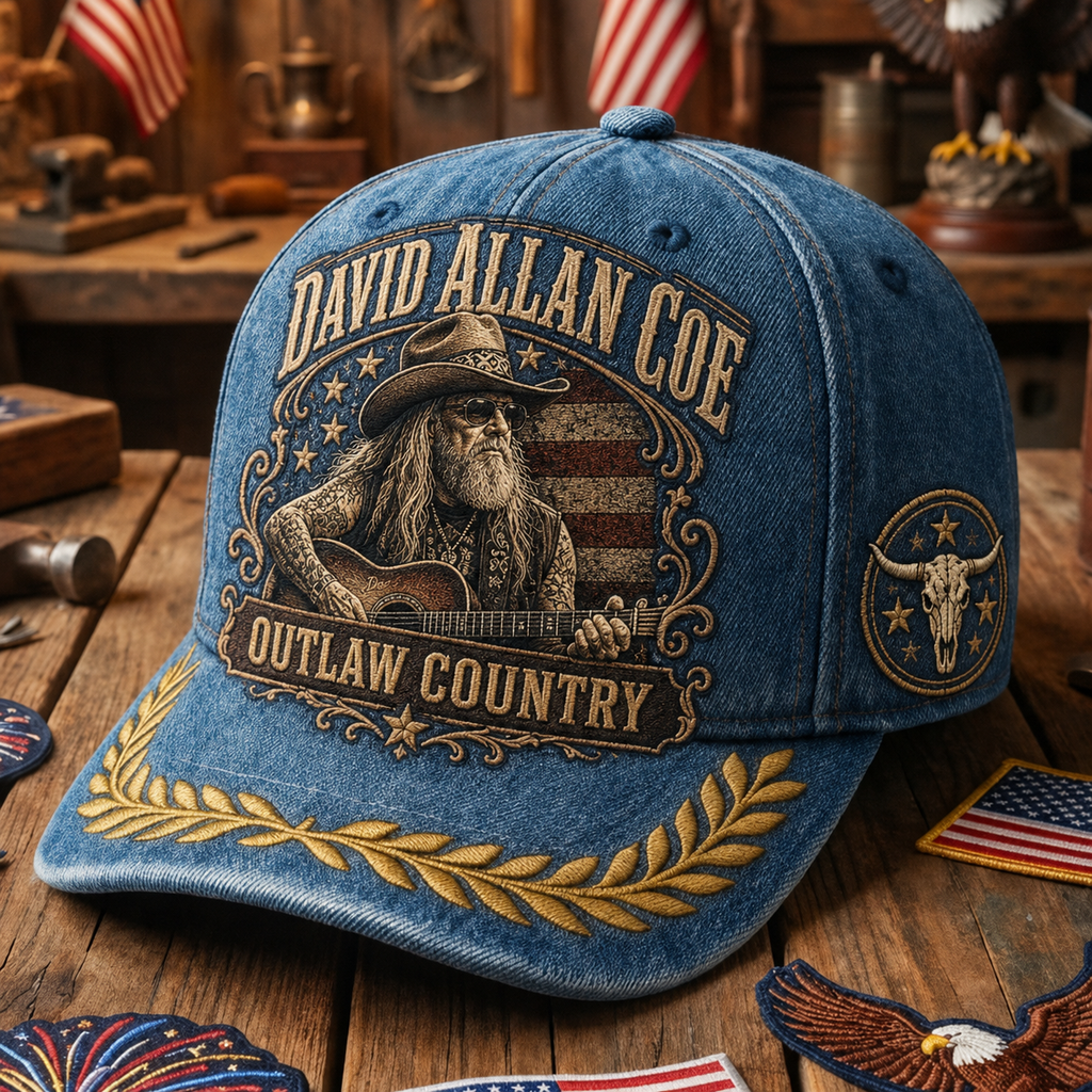 🏆Flash Sale 60% OFF -David Allan Coe Outlaw Country Legend Commemorative Cap