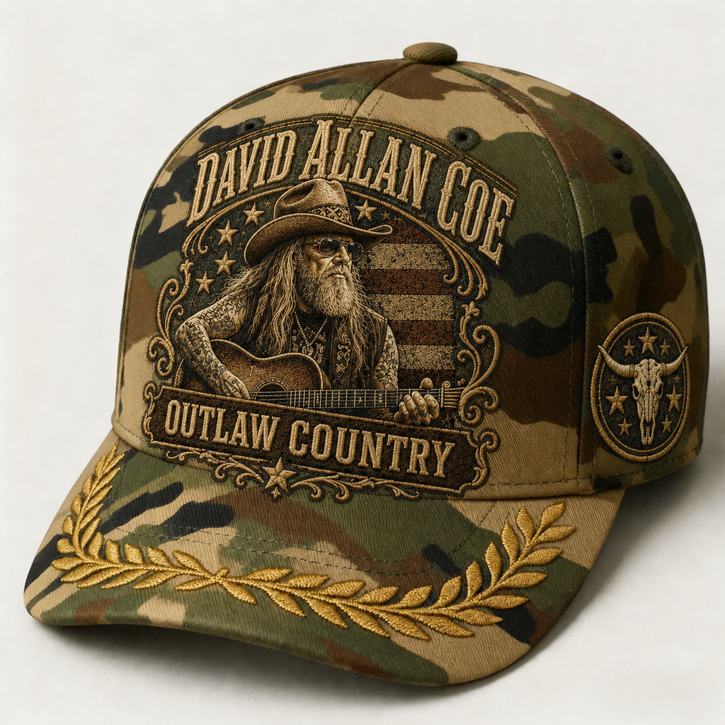 🏆Flash Sale 60% OFF -David Allan Coe Outlaw Country Legend Commemorative Cap