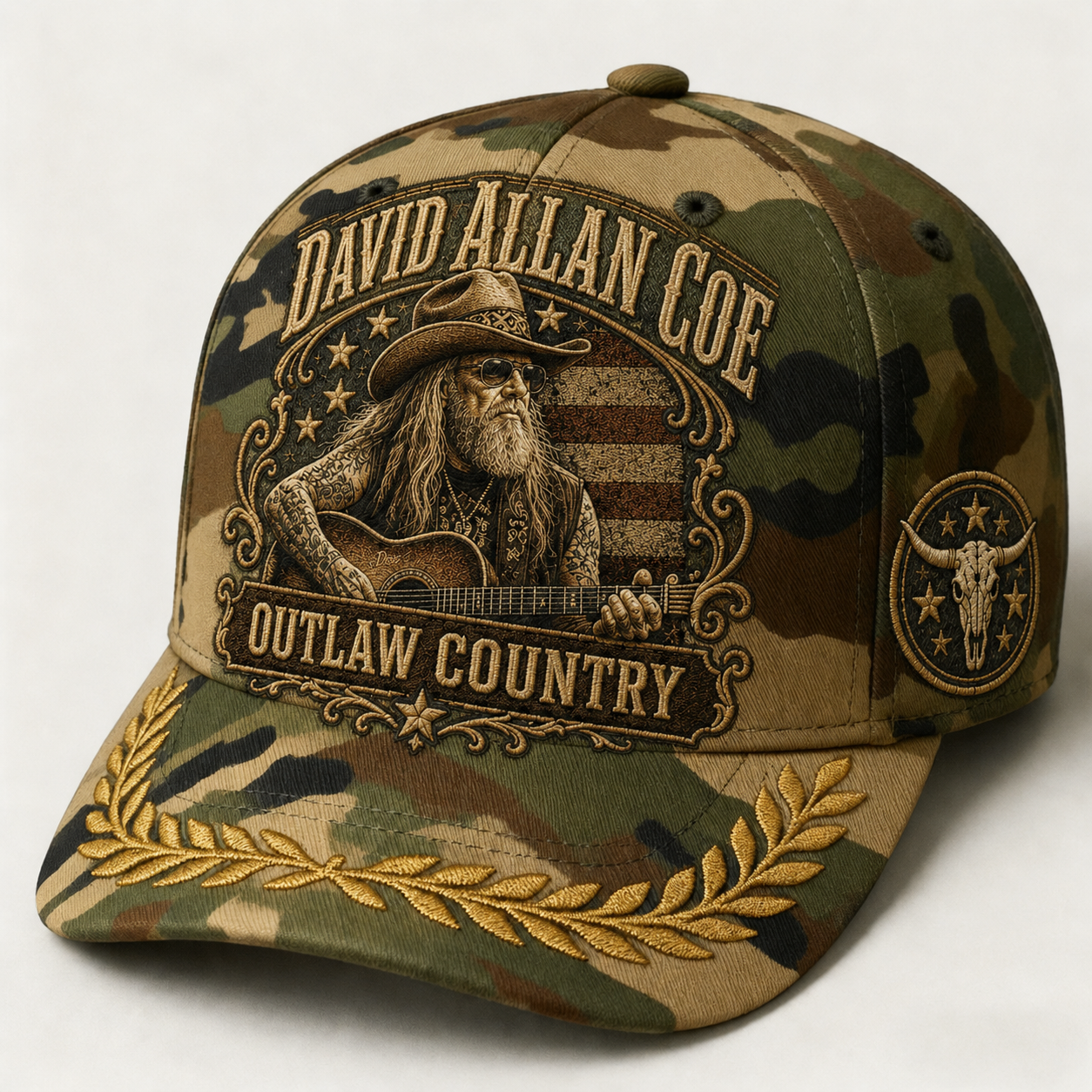 🏆Flash Sale 60% OFF -David Allan Coe Outlaw Country Legend Commemorative Cap