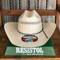 Resistol Men's 20X Wildfire Straw Hat. Natural Tan-Grey Band