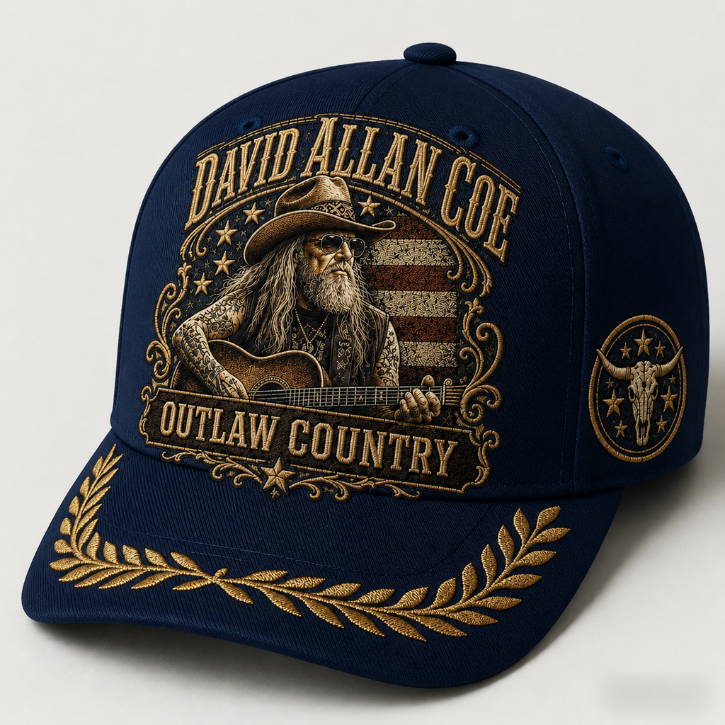 🏆Flash Sale 60% OFF -David Allan Coe Outlaw Country Legend Commemorative Cap