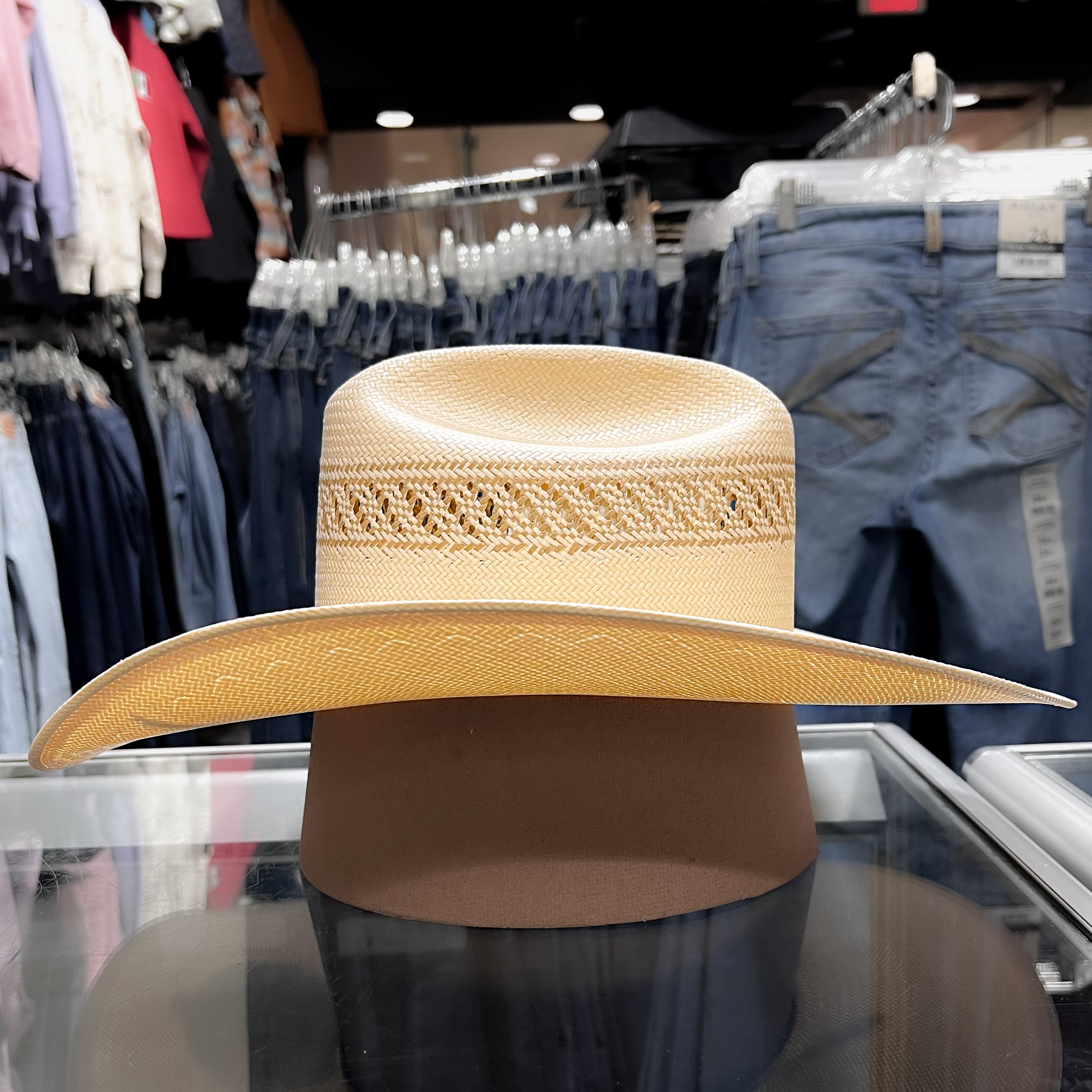 Resistol Men's 20X Wildfire Straw Hat. Natural Tan