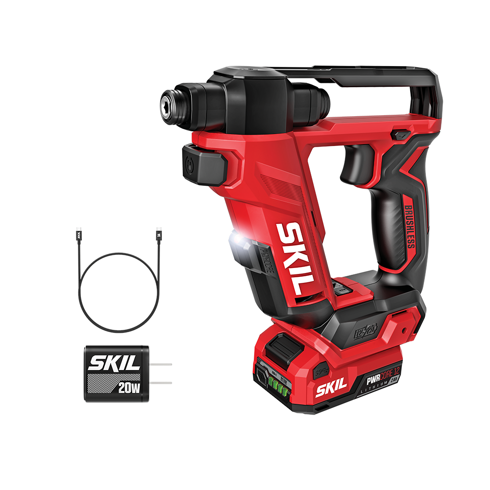 12V/20V Brushless Flip Drill, 12V Kit