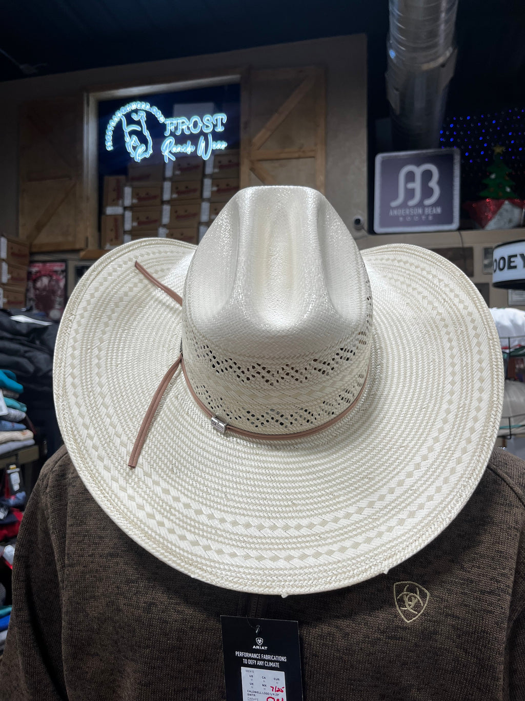 American Texas-company straw hat (6900)