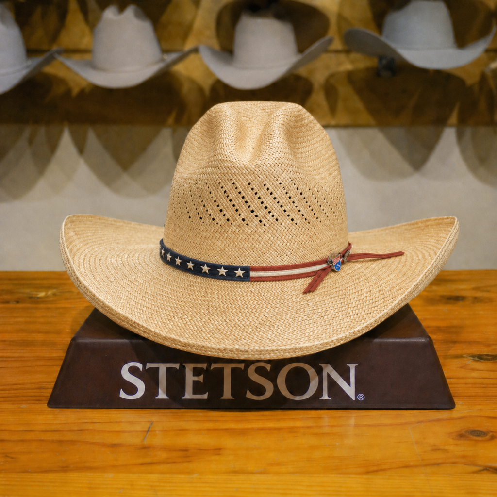Stetson Palm Leaf Straw Hat