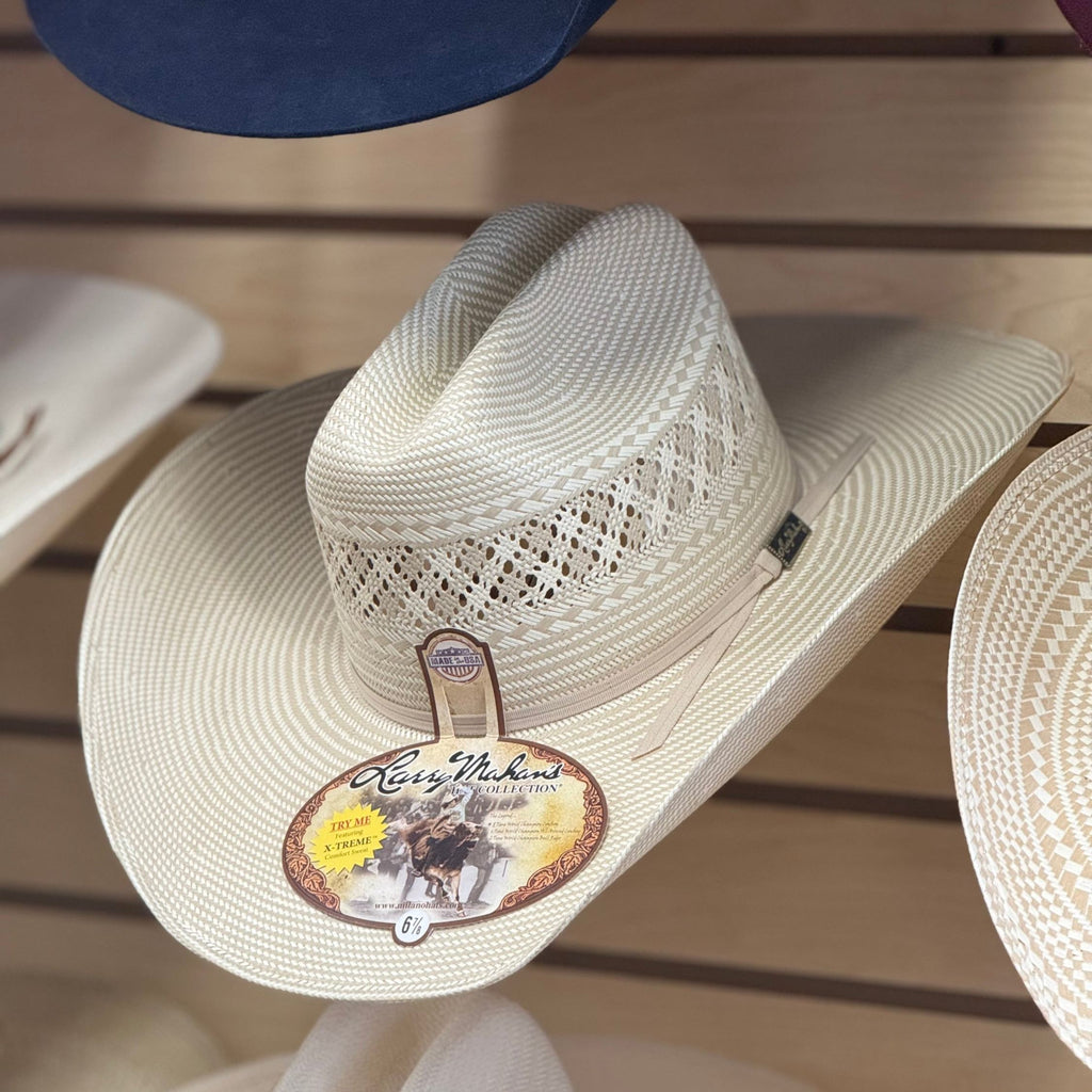 Larry 10x 42COWX  Straw Hat Cowboy IVORY