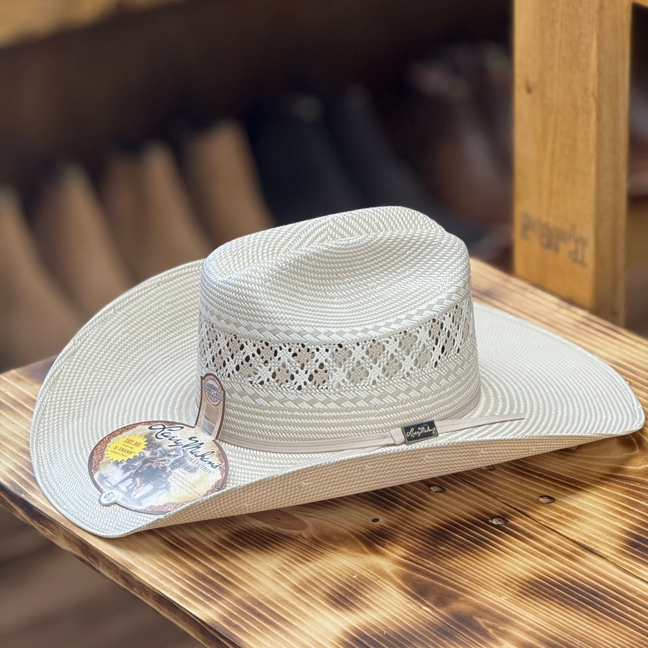 Larry 10x 42COWX  Straw Hat Cowboy IVORY